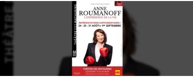 Rire et chansons: 2 lots de 2 invitations pour le spectacle d'Anne Roumanoff à gagner
