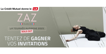 Riffx: Des invitations pour un concert de la tournée de Zaz en France à gagner