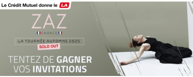 Riffx: Des invitations pour un concert de la tournée de Zaz en France à gagner