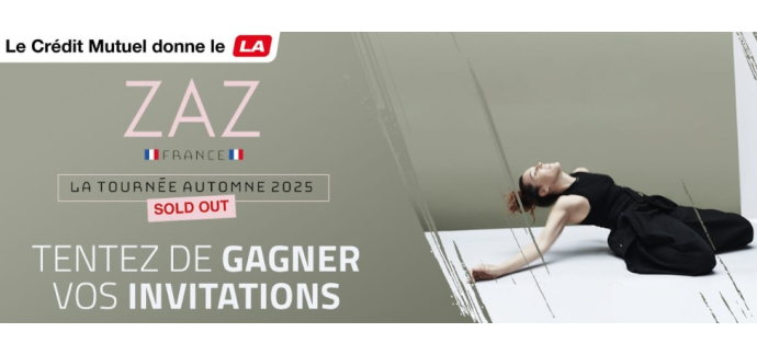 Riffx: Des invitations pour un concert de la tournée de Zaz en France à gagner