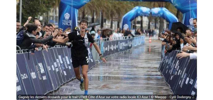 France Bleu: 2 lots de 2 dossards pour le trail UTMB Côte d’Azur à gagner
