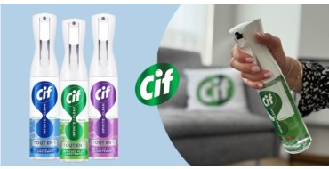 Voici: 34 lots des 3 références du produit nettoyant Cif avec recharge à gagner