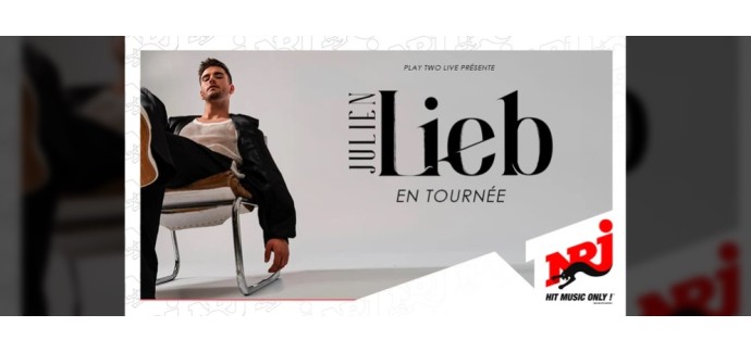 NRJ: 2 lots de 2 invitations pour le concert de Julien Lieb à gagner