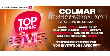 Riffx: 25 lots de 2 invitations pour le concert "Top Music Live" à gagner