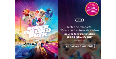 GEO: des places pour voir le film "Super Grand Prix" à gagner