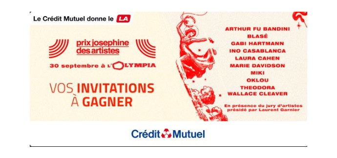 Riffx: Des invitations pour la cérémonie du Prix Joséphine à gagner