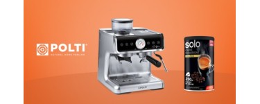 Cuisine Actuelle: 1 machine à café Polti Coffea GS05 avec du café en grains SOLO Monorigine à gagner