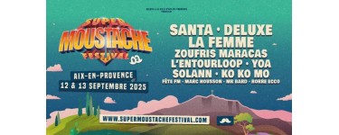 BFMTV: 1 lot de 2 pass 2 jours VIP pour le Super Moustache Festival à gagner