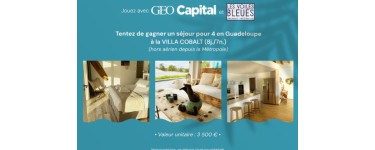 GEO: 1 séjour d'une semaine en Guadeloupe à gagner