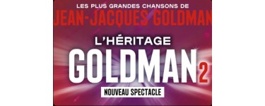 Europe1: 5 lots de 2 invitations pour le concert "L'héritage Goldman 2" à gagner