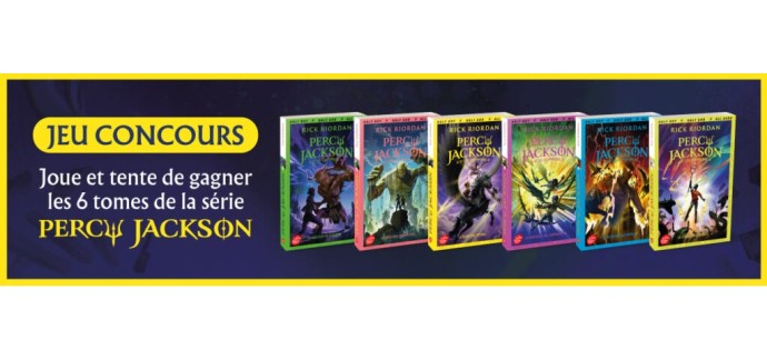 Le Journal de Mickey: 3 lots de 6 romans de la saga "Percy Jackson" à gagner