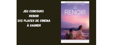 Blog Baz'art: 5 lots de 2 places de cinéma pour le film "Renoir" à gagner