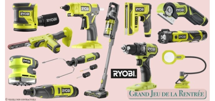 Femme Actuelle: 1 lot de 13 outils Ryobi à gagner