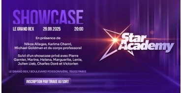 TF1: 700 lots de 2 invitations pour le showcase de la Star Academy à gagner