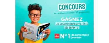 Familiscope: Des lots de livres documentaires jeunesse à gagner