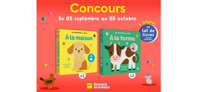 Familiscope: 2 lots de 2 livres sonores interactifs à gagner