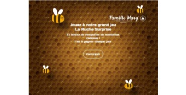 Famille Mary: 1 lot de produits à base de miel à gagner