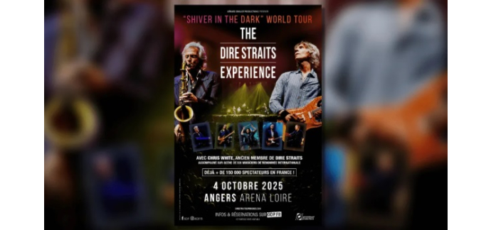 Alouette: Des invitations pour le spectacle "The Dire Straits Experience"à gagner