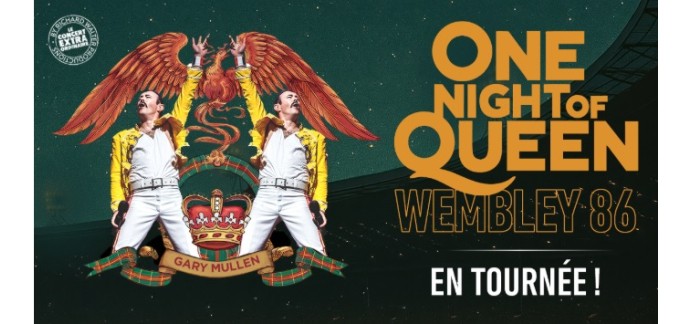 TF1: 5 lots de 2 invitations pour le concert de One Night of Queen "Wembley 86" à gagner