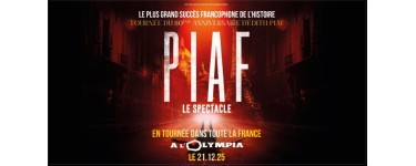 TF1: 5 lots de 2 invitations pour le spectacle "Piaf le spectacle" à gagner