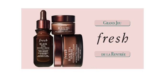 Femme Actuelle: 4 routines anti-âge Black Tea à gagner