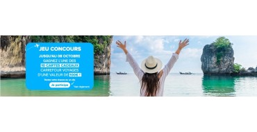 Carrefour Voyages: Des bons d'achat Carrefour Voyages à gagner