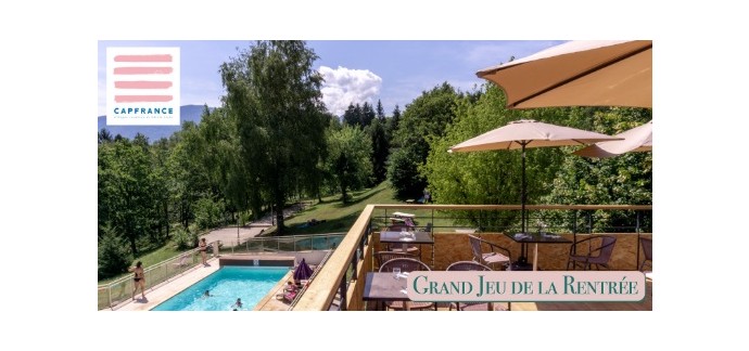 Femme Actuelle: 1 semaine dans l'un des 80 villages vacances et hôtels-clubs Capfrance à gagner