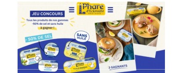Linfodurable: 3 lots de 9 produits alimentaires Phare d'Eckmühl à gagner