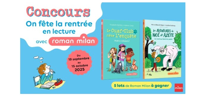 Familiscope: 5 lots de 2 livres jeunesse à gagner