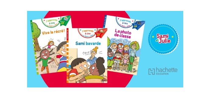 Femme Actuelle: Des lots de livres jeunesse de la collection "J’apprends à lire avec Sami et Julie" à gagner