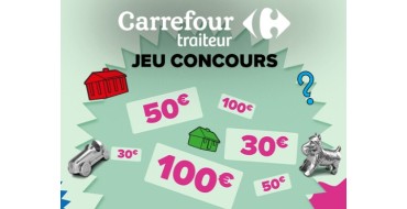 Carrefour: Des lots de bons d'achat Carrefour à gagner