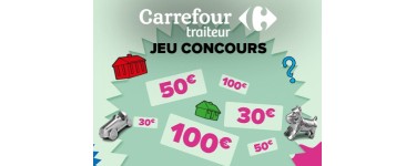 Carrefour: Des lots de bons d'achat Carrefour à gagner
