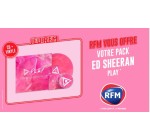 RFM: Des packs CD + Vinyle "Play" de Ed Sheeran à gagner