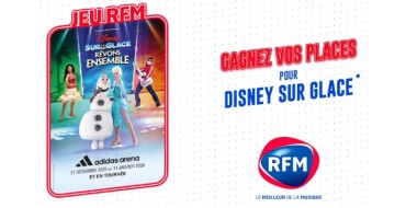 RFM: Des invitations pour la tournée du spectacle "Disney sur glace" à gagner
