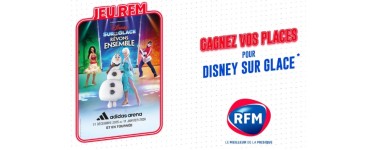 RFM: Des invitations pour la tournée du spectacle "Disney sur glace" à gagner