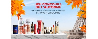 L'Oréal Paris: 1 lot de produits de beauté L'Oréal Paris à gagner