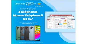 GEO: 4 smartphones Murena Fairphone 5 à gagner