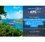 GEO: 1 croisière Rythmes et Saveurs créoles au départ de Pointe-à-Pitre à gagner