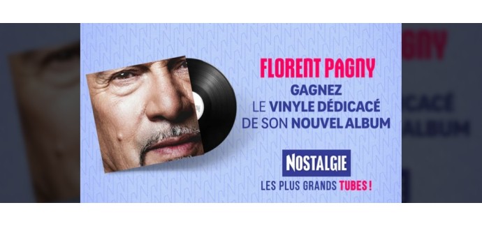 Nostalgie: 1 vinyle "Grandeur Nature" dédicacé par Florent Pagny à gagner