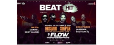 Lille la Nuit: 1 lot de 2 invitations pour la soirée Beat Hit au Flow à gagner