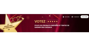 Carrefour: Divers cadeaux à gagner