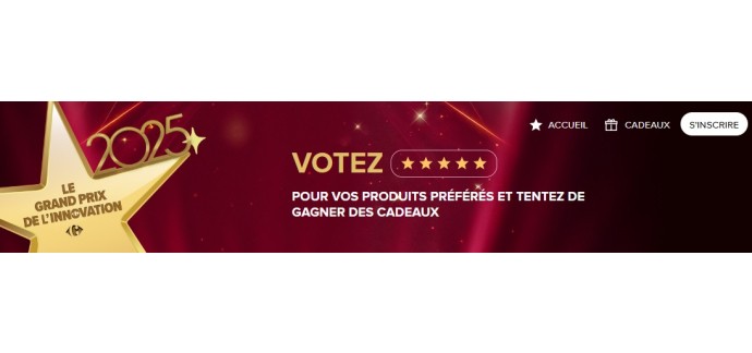 Carrefour: Divers cadeaux à gagner