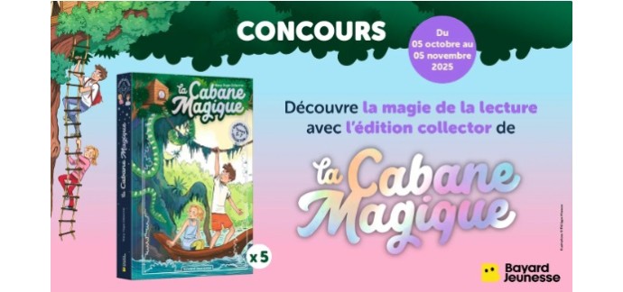 Familiscope: 5 livres jeunesse "La cabane magique - T2" à gagner