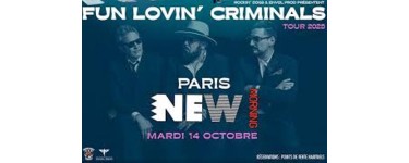 OÜI FM: Des invitations pour le concert de Fun Lovin' Criminals à gagner