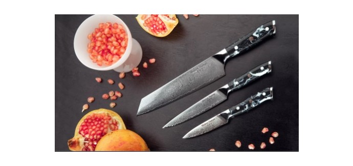 LeFooding: 1 set de 3 couteaux Nagoya à gagner