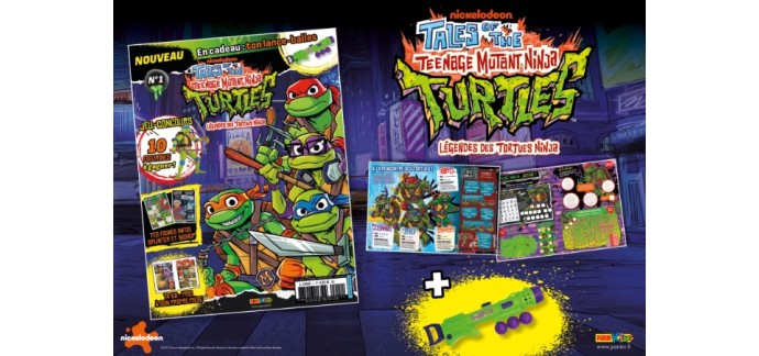 Citizenkid: 5 magazines Panini "Légendes des Tortues Ninja" à gagner