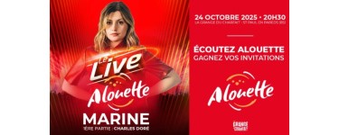 Alouette: Des invitations pour le concert de Marine à gagner