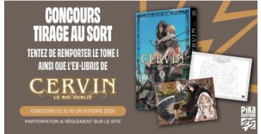 Offresasaisir: 1 album BD "Cervin - le roi oublié" + 1 ex-libris à gagner