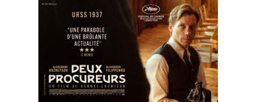 Arte: 3 lots de 2 places de cinéma pour le film "Deux procureurs" à gagner