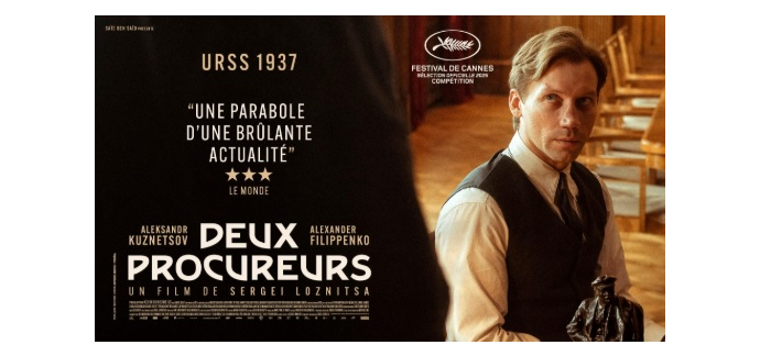 Arte: 3 lots de 2 places de cinéma pour le film "Deux procureurs" à gagner